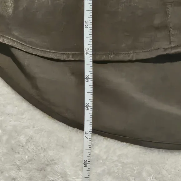 NEW H&M Green Khaki Dress Size 4 Utility Lightweight Silk Summer Casual - Picture 13 of 14